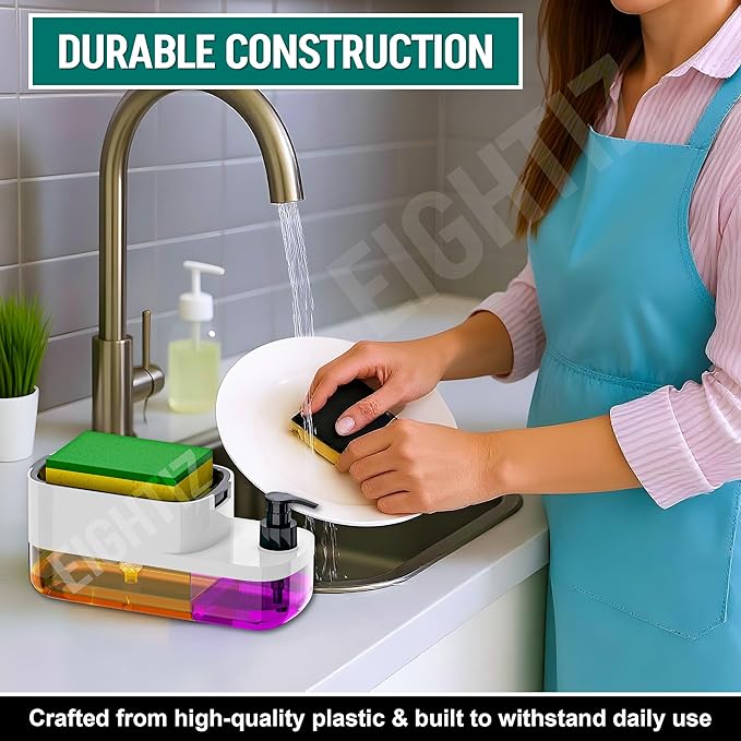 Smartclean 3-in-1 soap dispenser